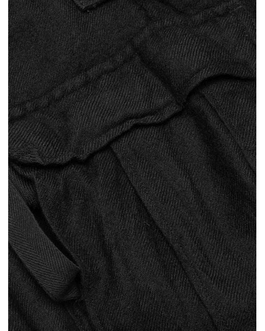 Sacai Black Belted Cargo Trousers for men