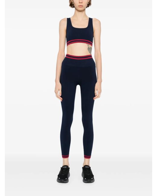 The Upside Blue Seamless 25In Midi Leggings