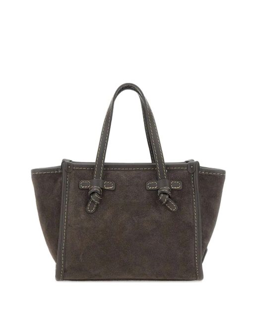 MARCELLA CLUB Black Marcella Suede Tote Bag