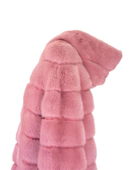 Abrigo Con Capucha Simonetta Ravizza de color Pink
