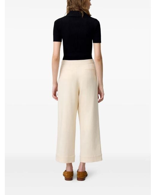 Claudie Pierlot ボタン クロップドパンツ White