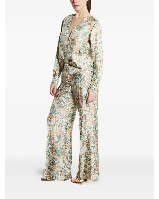 Momoní Natural Candeo Floral Trousers