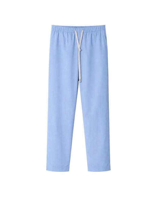 Gran Sasso Blue Elasticated-Waist Trousers