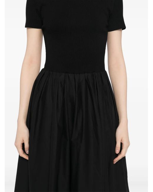 JNBY Black Curl Edge Hem Dress