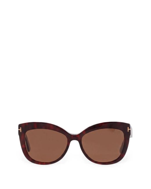 Tom Ford Brown Cat-Eye Sunglasses
