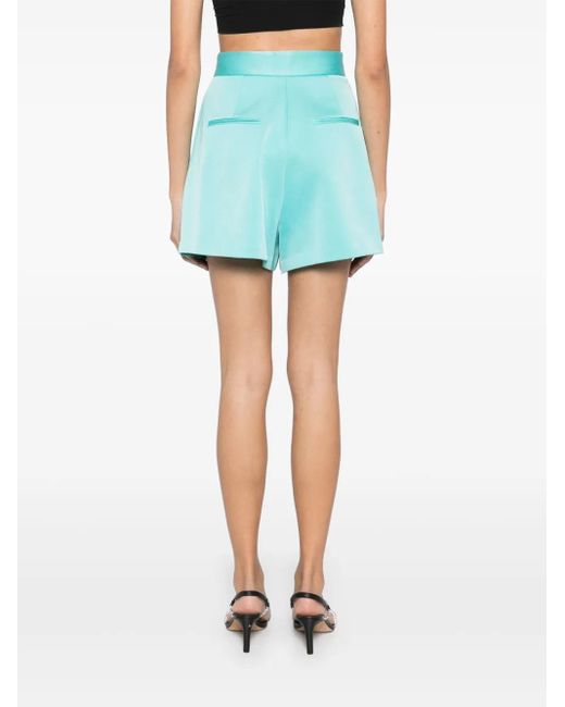 Alex Perry Blue Pleated Shorts