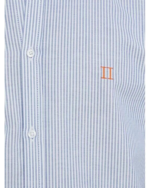 Les Deux White Striped Shirt for men