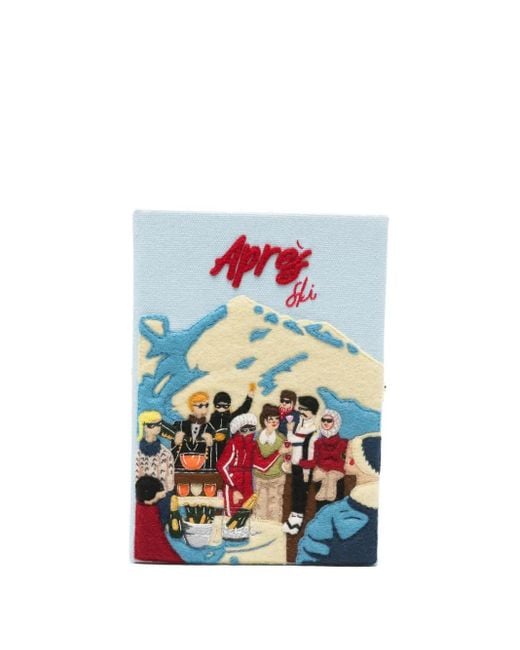 Olympia Le-Tan Après Ski Clutch in het White