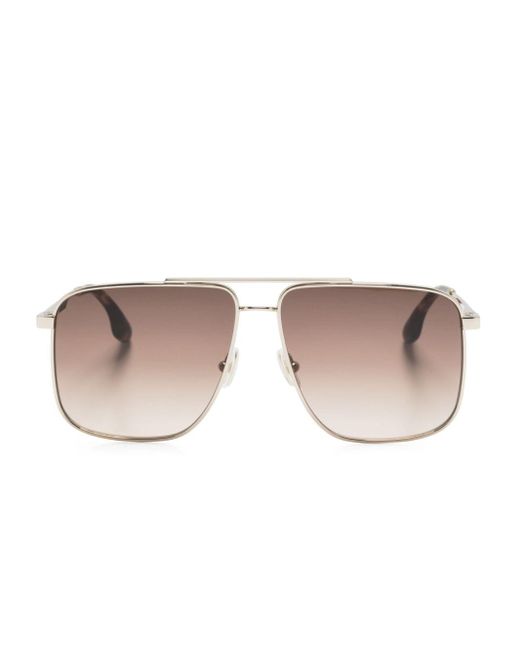 Victoria Beckham Pink Navigator-frame Sunglasses