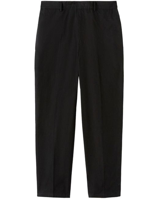 Jil Sander Black D 06 Aw 19 Relaxed Fit Trousers Clothing for men