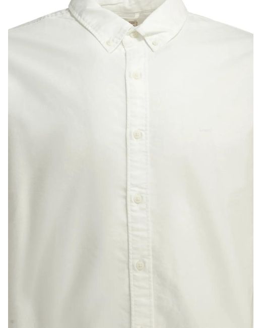 Levi's White Authentic Button-Down Shirt for men