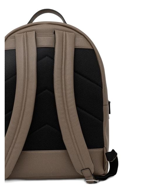 Marc O' Polo Brown Zip Backpack for men