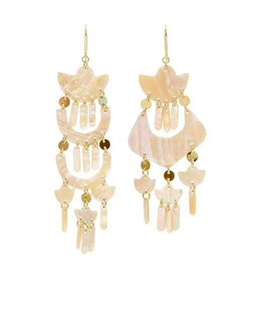 Isabel Marant White Yue Earrings