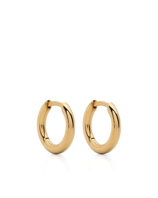 Tom Wood Metallic Polished-Finish Hoop Earrings