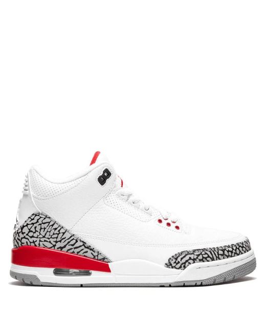 Nike White 3 Retro "Katrina"