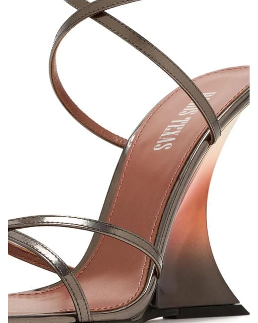 Paris Texas Black 105Mm Nina Leather Sandals