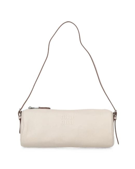 Miu Miu Natural Nappa Leather Pouch
