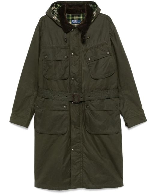 Polo Ralph Lauren Oilcloth Mantel in Green für Herren