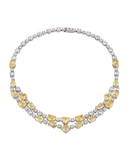 Gargantilla Canary Love Heart con diamantes Anabela Chan de color Natural