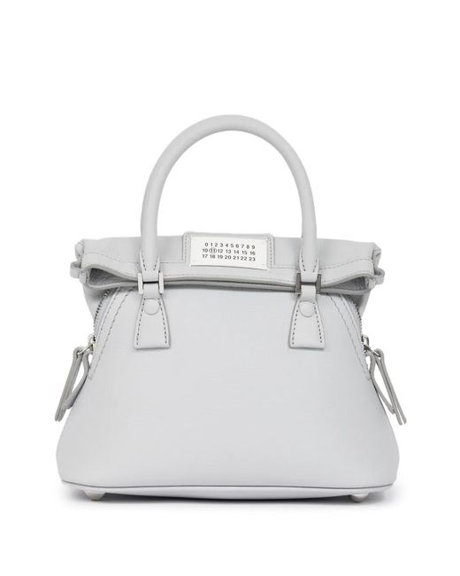 Maison Margiela White Micro 5Ac Classique Tote Bag
