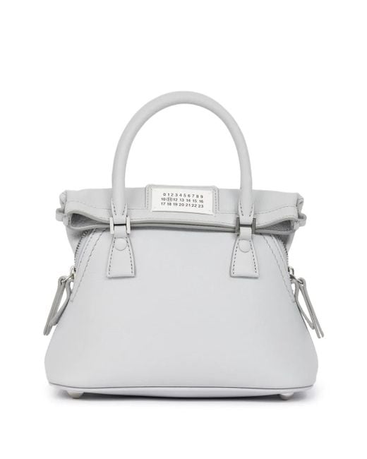 Maison Margiela White Micro 5Ac Classique Handtasche