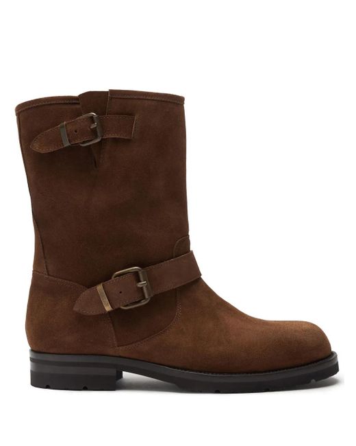 Scarosso Brown Kurt Ankle Boots for men