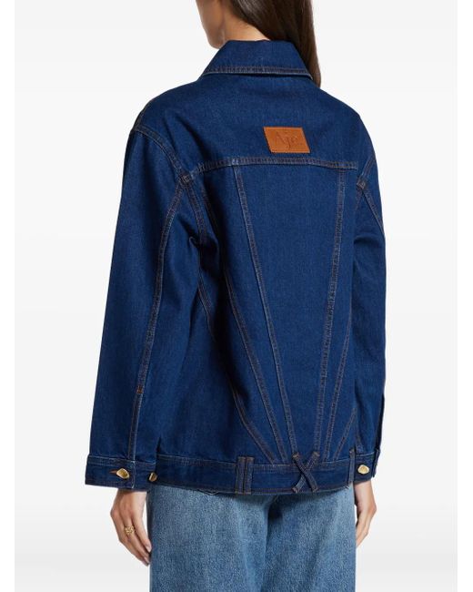 Aje. Blue Carmen Denim Jacket