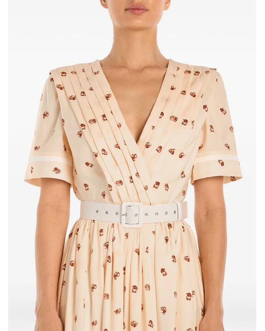 POST MERIDIEM White Side-Split Dress