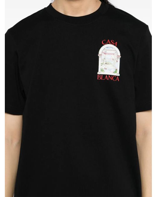 Casablanca Black Le Passage T-Shirt for men