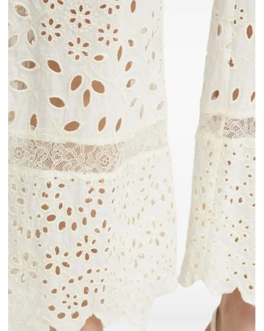 Ermanno Scervino アイレットレース パンツ White