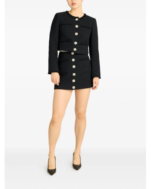 Cinq À Sept Black Linda Tweed Jacket