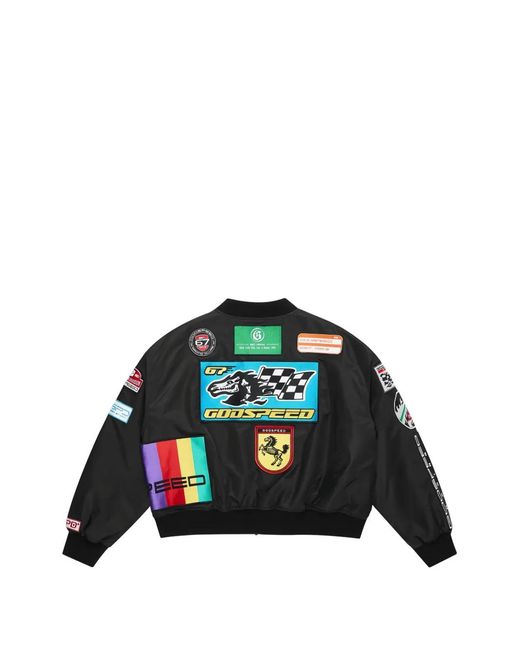 Godspeed Black Multi-Patch Bomber Jacket for men