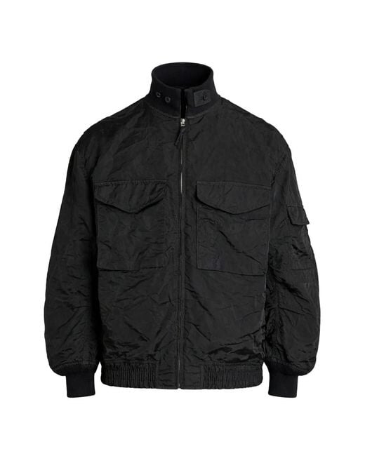 Comme des Garçons Black Veste À Effet Froissé for men