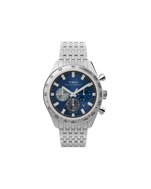 Timex Blue Waterbury 41Mm for men