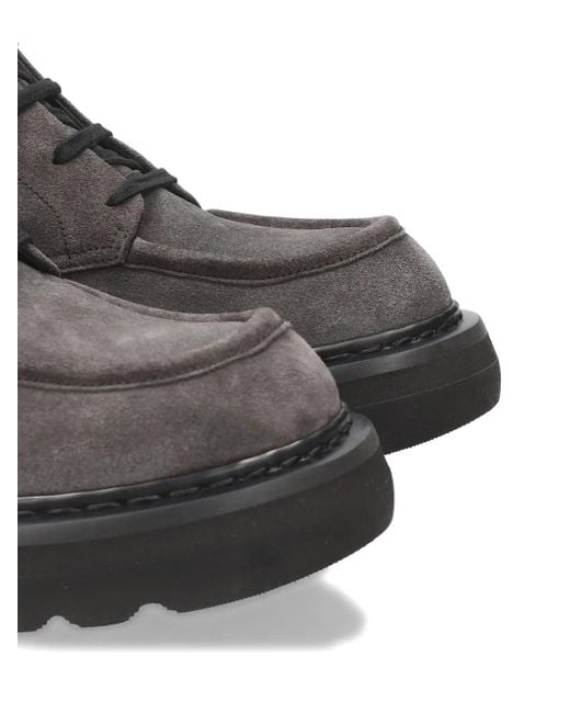 Stivaletti Platform Stringati di Premiata in Black da Uomo