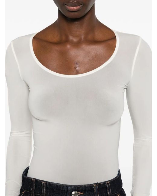 Wolford White Buenos Aires Bodysuit