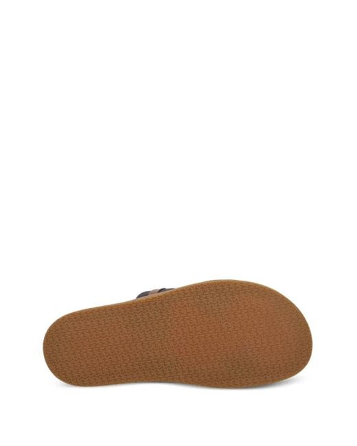 MICHAEL Michael Kors Brown Sandalen mit Logo-Schild