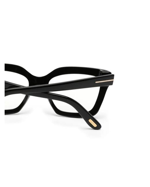 Tom Ford Black Geometric Glasses