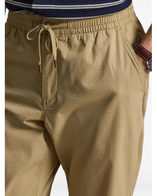 Polo Ralph Lauren Natural Seersucker Drawstring Trousers for men