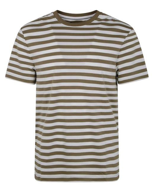 Michael Kors Gestreiftes T-Shirt in Gray für Herren