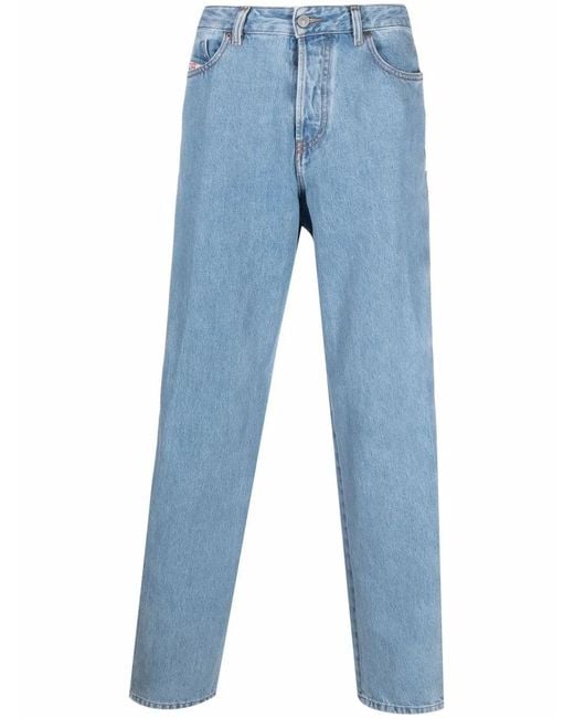 DIESEL Blue 1955 Zipped Straight-Leg Jeans for men