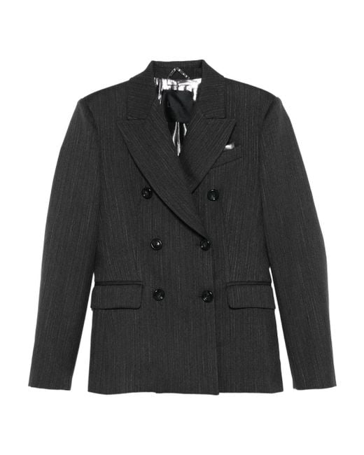 Liu Jo Blazer Met Dubbele Rij Knopen in het Black