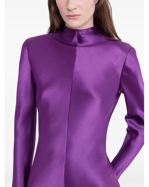 FFORME Purple Mila High-Neck Dress