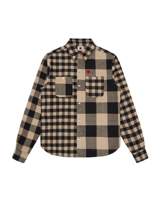 メンズ ICECREAM チェック ポケット シャツ Brown