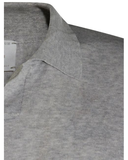 Eleventy Gray Short-Sleeve T-Shirt for men