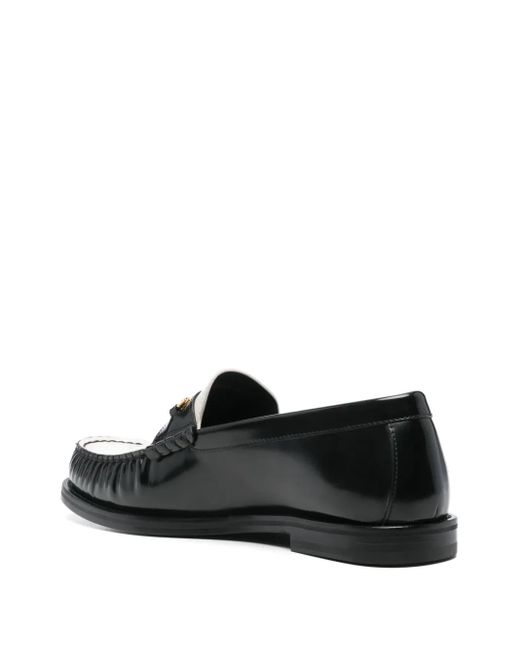 Amiri Black Ma Chain Loafers for men