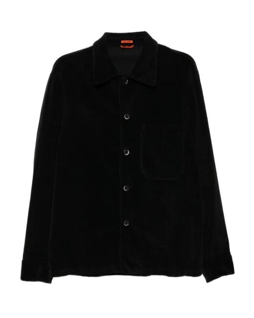 Barena Black Corduroy Shirt for men