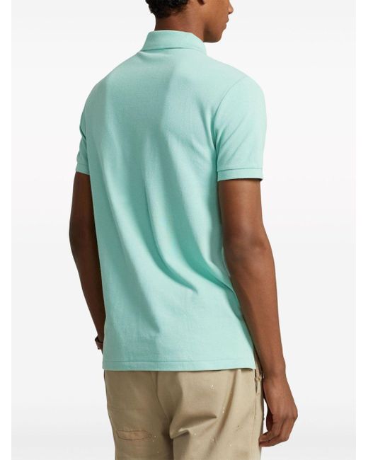 Polo Ralph Lauren Katoenen Poloshirt Met Borduurwerk in het Green voor heren