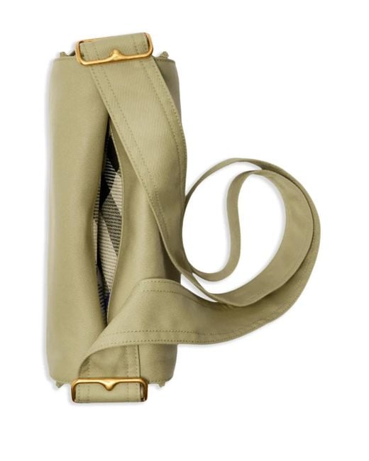 Burberry Green Trench Gabardine Crossbody Bag for men