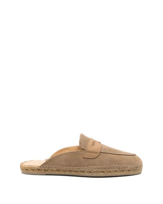 Castaner White Nando Suede Espadrilles for men
